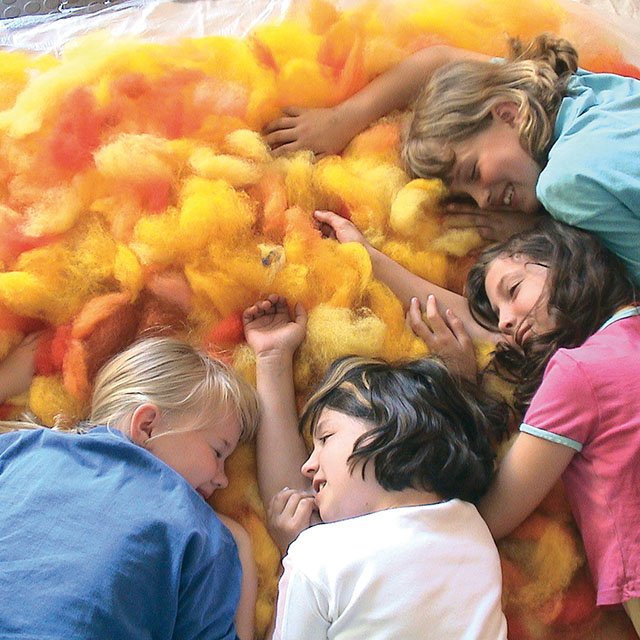 Wolle fühlen, erleben...